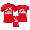 Hangout Hub Family T-Shirts|Cotton |Twinning Combo Dress|Cotton |Set of 3