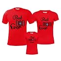 Hangout Hub Family T-Shirts|Cotton |Twinning Combo Dress|Cotton |Set of 3