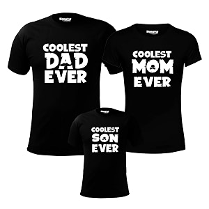 Hangout Hub Family T-ShirtsRegular FitCottonTwinning Combo Dress