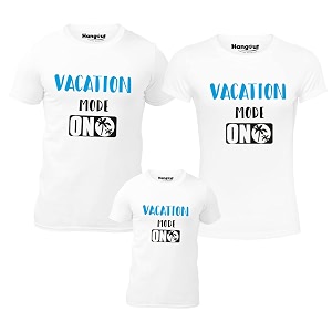Hangout Hub Family T-ShirtsRegular FitCottonTwinning Combo Dress