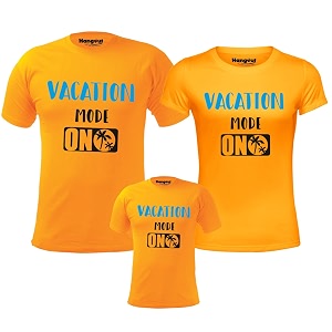 Hangout Hub Family T-ShirtsRegular FitCottonTwinning Combo Dress