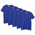 Hangout Hub HH93 Cotton Tshirt for Girls | Super Combed Cotton Girl's T-Shirt | Regular Fit | Solid Plain Tees | Round Neck Kids T Shirt | Half Sleeves | Pack of 5