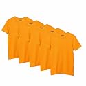 Hangout Hub HH93 Cotton Tshirt for Girls | Super Combed Cotton Girl's T-Shirt | Regular Fit | Solid Plain Tees | Round Neck Kids T Shirt | Half Sleeves | Pack of 5