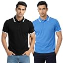 Hangout Hub Hybrid Mens Polycotton Polo T-Shirt