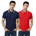 Hangout Hub Hybrid Mens Polycotton Polo T-Shirt