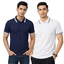 Hangout Hub Hybrid Mens Polycotton Polo T-Shirt