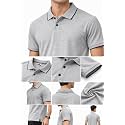 Hangout Hub Mens Cotton Polo T-Shirt