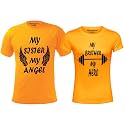 Hangout Hub Sibling Tshirts Brother Sister Angel