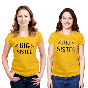 Hangout Hub Sibling Tshirts Sisters Set