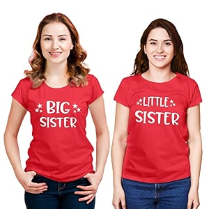 Hangout Hub Sibling Tshirts Sisters Set