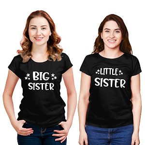 Hangout Hub Sibling Tshirts Sisters Set