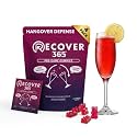 Hangover Prevention Gummies for Fast Morning Recovery | Natural Hydration Supplement Aiding in Alcohol Breakdown, Brain Fog, and Low Energy | DHM + Milk Thistle + B12 + Electrolytes (4 Pack)