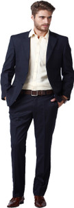 hangup 2 piece solid men suit