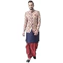 hangup 3 Pc Kurta Pajama Set For Men (3PCABlack-KPW)