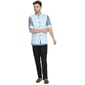 hangup Men 3Pc Kurta Waistcoat Trouser