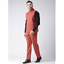 hangup Men39s Synthetic Notch Lapel Suit 2BasketTR_Rust_38