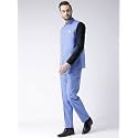hangup Men39s Synthetic Notch Lapel Suit 2BasketTR_Dark_Blue_44
