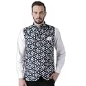 hangup Men39s Waistcoat 42A_Printed_Nehru_44_Multicoloured_44