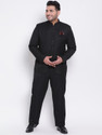 Hangup Men Men Formal Men 5ButtonBlack_CS Solid Suit