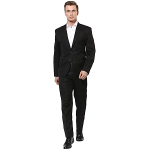 hangup Mens Cotton Blend Formal Suit-Dress Set