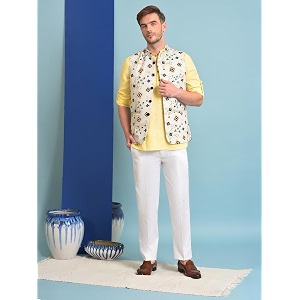 hangup men 3pc kurta trouser basket