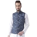 Hangup mens printed nehru jacket 35A_PRINTED_NEHRU