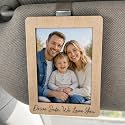 Hangwoous Car Visor Picture Frame, Drive Safe I Love You Visor Clip, Car Picture Holder, Drive Safe Car Visor Clip, Fathers Day Keepsake, Car Picture Frame, Cars Photo Holder