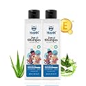 HANK Pets Dog Shampoo with Neem Aloe Vera Vitamin E - Anti Dandruff Tick Flea Control - Itchy Skin Relief - Tick &amp; Flea Control - Pet Grooming Wash - Soft Shiny Coat Care - 200ml (Pack of 2)