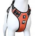 HANK Dog Harness | 3M Reflective Pet Belt | Strong Metal Hook | Dog Body Belt | No Pull Vest Harness for Walking &amp; Training (Neon Orange, X-Large)