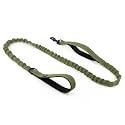 HANK Military Dog Leash | Heavy Duty Metal Hook | Stretchable Large Rope | Suitable for Training, Walking, Adventure - 6 Feet