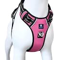 HANK Dog Harness | 3M Reflective Pet Belt | Strong Metal Hook | Dog Body Belt | No Pull Vest Harness for Walking &amp; Training (Pink, Small)