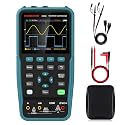 HANMATEK Handheld Digital Oscilloscope 50Mhz Bandwidth with 2 Channels HO52 3.5" TFT Mini Oscilloscope, 2 in 1 Oscilloscope and Multimeter, Backlit Screen, Auto-Calibration Function, Memory Function
