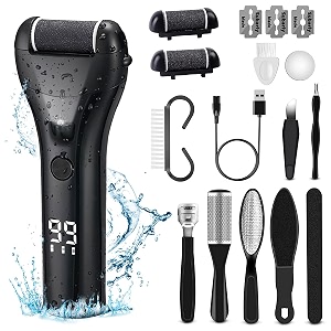 hannea electric callus remover for feet pedicure scrubber for women foot pedicure machine rechargeable electronic pedicure tools