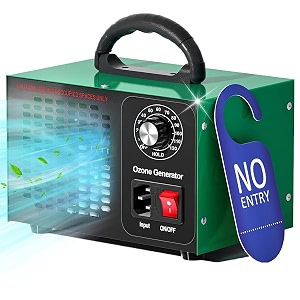 hannea ozone generator 60 000mgh portable handle plug and go home