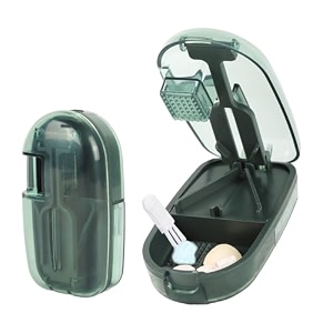 hannea pill cutter splitter for small pills v-shaped design for vitamins