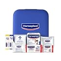 Hansaplast Fast Aid Kit for Wounds & Bruises | First Aid Kit | 9 Items - 35 Pieces | Emergency Medical Kit for Home, Office, Travel, Car, Sports, Outdoor, Multi-Use Pack for Cuts, Wounds & Injuries | Lightweight &