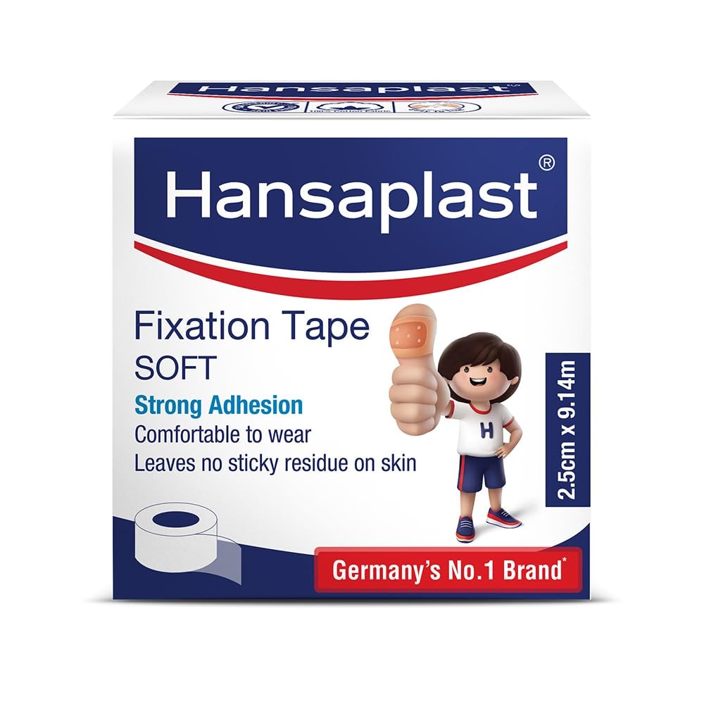 Hansaplast Soft Fixation Tape for Wound Dressing | 5.00Cm X 9.14Mtr ...
