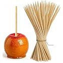 HANSGO 100PCS Candy Apple Sticks, 8Inch Natural Bamboo Skewers