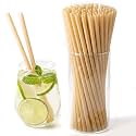 HANSGO 60PCS Sugarcane Straws, 7.7 Inch Drinking Straws for Hot Cold Drinks