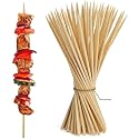 HANSGO Bamboo Skewers, Φ=5mm 12 Inch - Natural Wooden Skewers for Grilling, Appetizers, Fruit, Chocolate Fountain, Barbecue & Crafts, 70PCS
