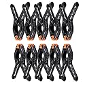 Hanumex® 10 PCS Photography Backdrop Support Clamp 4.3" 11cm for Background Canvas Paper Chromakey Screen Heavy Duty Clip Photo Studio Backdrops Backgrounds Woodworking (Backdrop Clips)