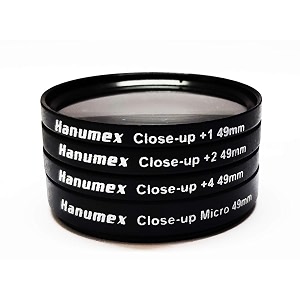 hanumex 49mm macro close-up filter set