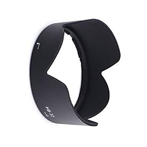 hanumex 52mm flower lens hood screw mount petal style lens shade for dslr and mirrorless cameras anti glare lens protection lightweight black design