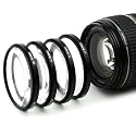 Hanumex 77mm Macro Close up Lens Filter Kit 1 2 4 and 10 for Canon EF 24-105 f 4 L is USM Lens Nikon 28-300f 3.5-5 AF-S Lens with 4 Pockets