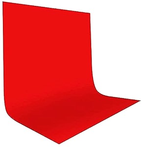 hanumex 8ftx10 ft red backdrop background rod pocket for photography backdropphotoshoot backgroundvideo production home decorationweddings narties newborns product photography screen video recording curtain red backdrop