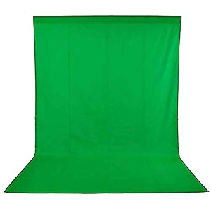 hanumex ultra thick professional accurate size chromakey green color backdrop photography background for making you tube vfx editing zoom app 8 x 12 feet