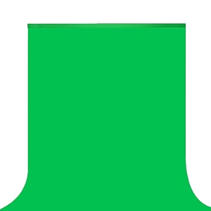 hanumex 8x12 ft pro green screen backdrop wrinkle-free fabric rod pocket for photo studio live stream youtube vfx amp more