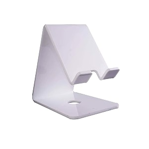 hanumex acrylic table desktop cell phone stand mobile stand tablet stand acrylic stand holder for mobile phone and tablet white