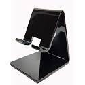 HANUMEX® Acrylic Table Desktop Cell Phone Stand Mobile Stand Tablet Stand Acrylic Stand Holder for Mobile Phone and Tablet Black