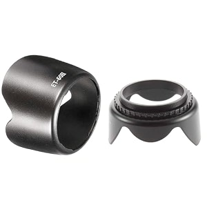 hanumex combo et60 ii amp 58mm rev flower lens hood